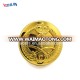 High Quality Uniform Golden Metal Badge with Safety Pin