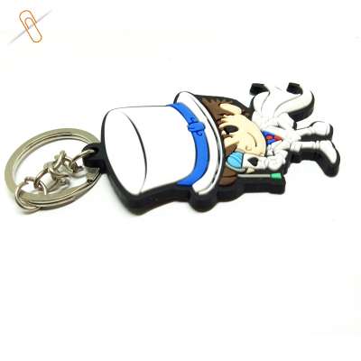 cartoon custom keychains rubber