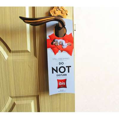 Compliance Signs Plastic Do Not Disturb Door Hanger, Do Not Disturb Door Hanger Sign