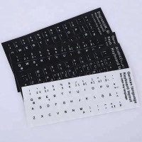 Multifunctional with great priceblack matte keyboard stickers for laptop sticker Plastic