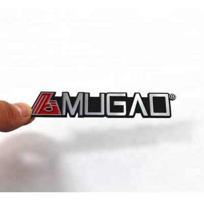 2018 Custom metal nameplate brand logo 3d aluminum nameplate