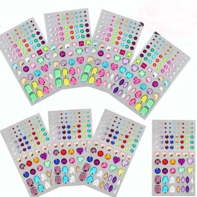 vinyl stone diamond cell phone gem stickers