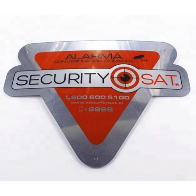 Custom security sign warning logo camera tips sign