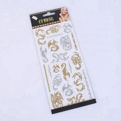 Skin Safe Metal Women Bracelet Jewel Temporary Tattoo Sticker