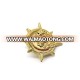 Custom high quality metal 3d Star shape badge