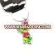 Custom zinc alloy cartoon crocodile metal car key chain